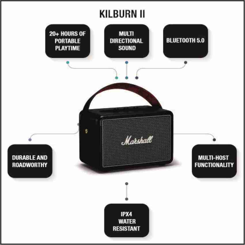 Buy Marshall 36 II W Kilburn Bluetooth Online Speaker from
