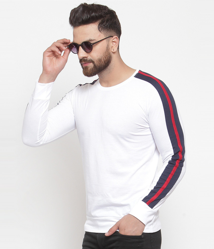 white full sleeve t shirt flipkart