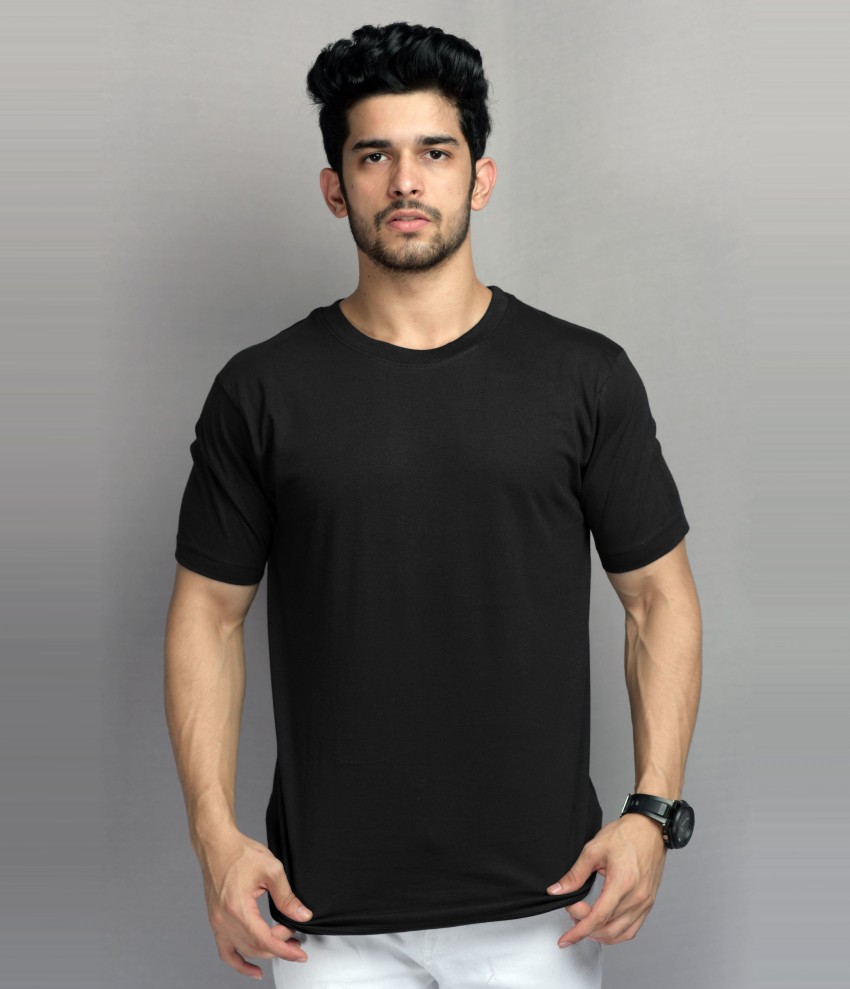 Solid t shirts online hot sale india