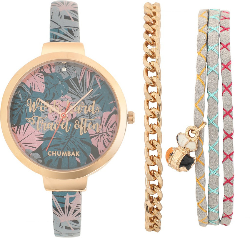 Chumbak watches with discount bracelets