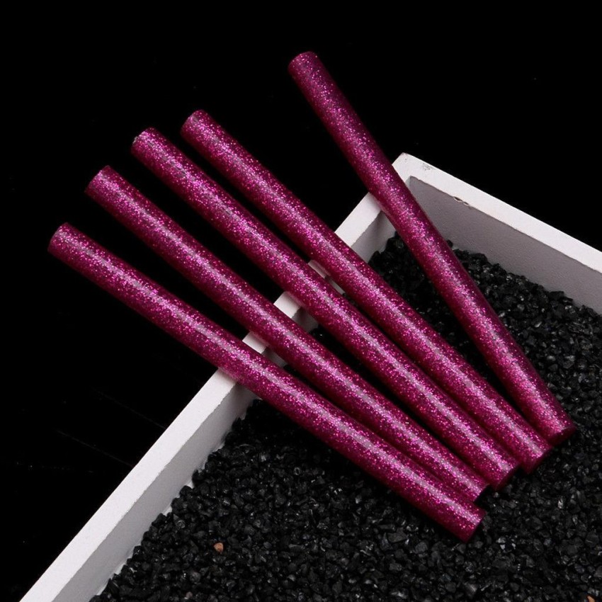 LUNAR Hot Melt Multicolour Glitter Glue Sticks for Glue Gun (Pack