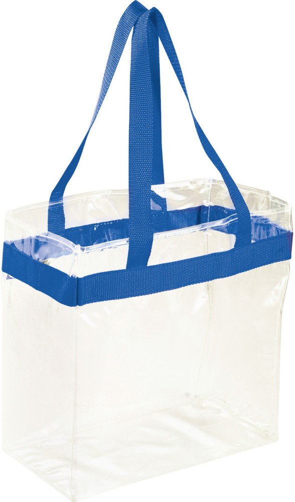 Clear Tote Bags 30*30*15cm PVC Plastic Tote Bag With Handles for