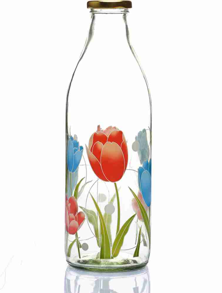 Printed glass outlet bottles