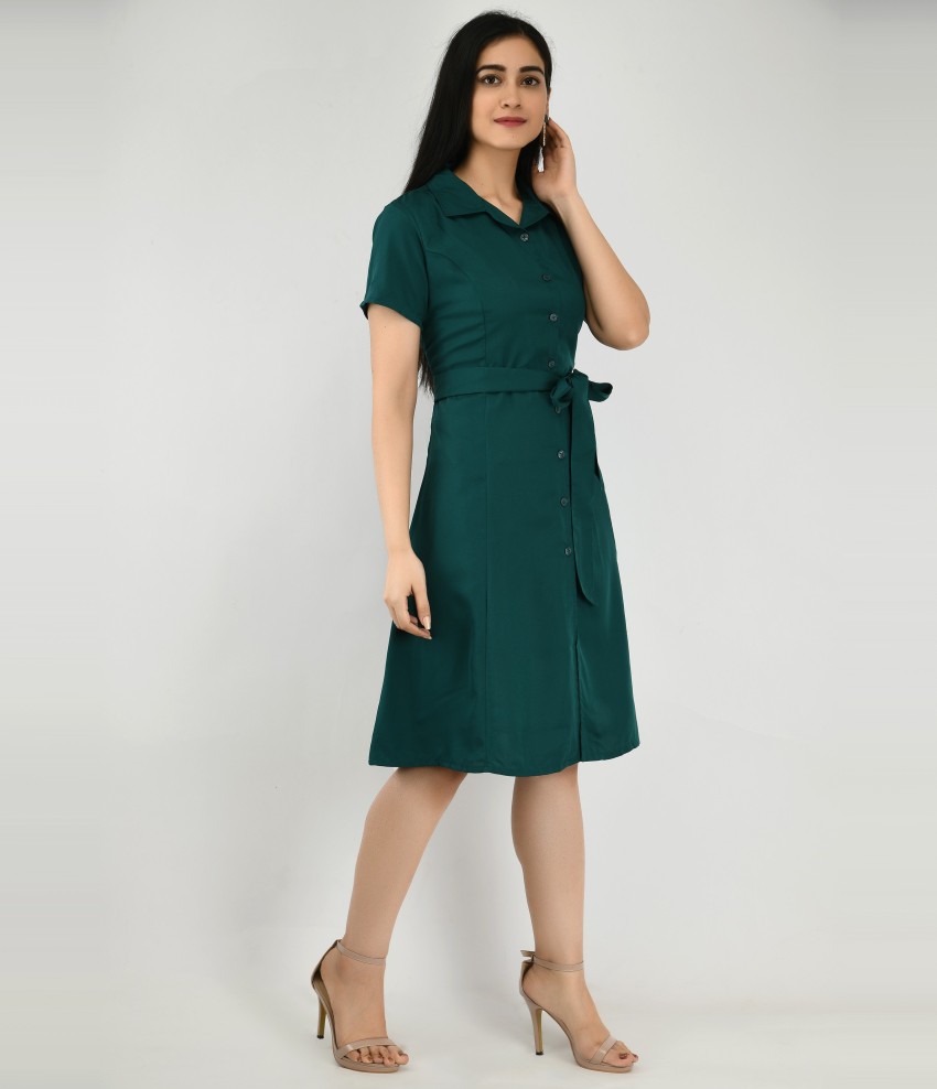 ALISHA FASHION Women Shirt Dark Green Dress Buy ALISHA FASHION Women Shirt Dark Green Dress Online at Best Prices in India Flipkart