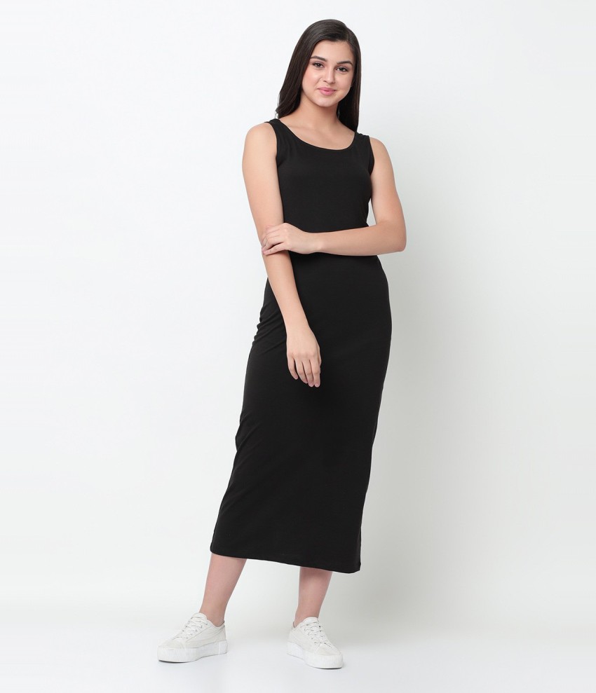 Black maxi best sale dress flipkart