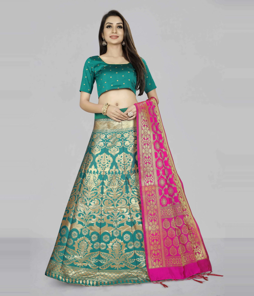 Flipkart hotsell silk lehenga