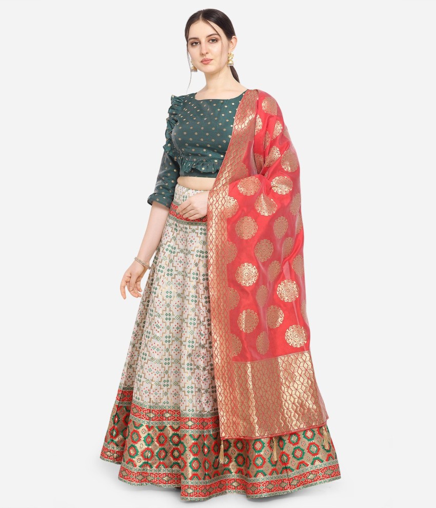 Lehenga saree discount with self flipkart