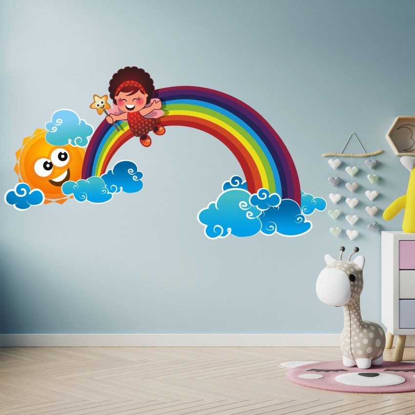 Rainbow Angel - Colorful - Sticker