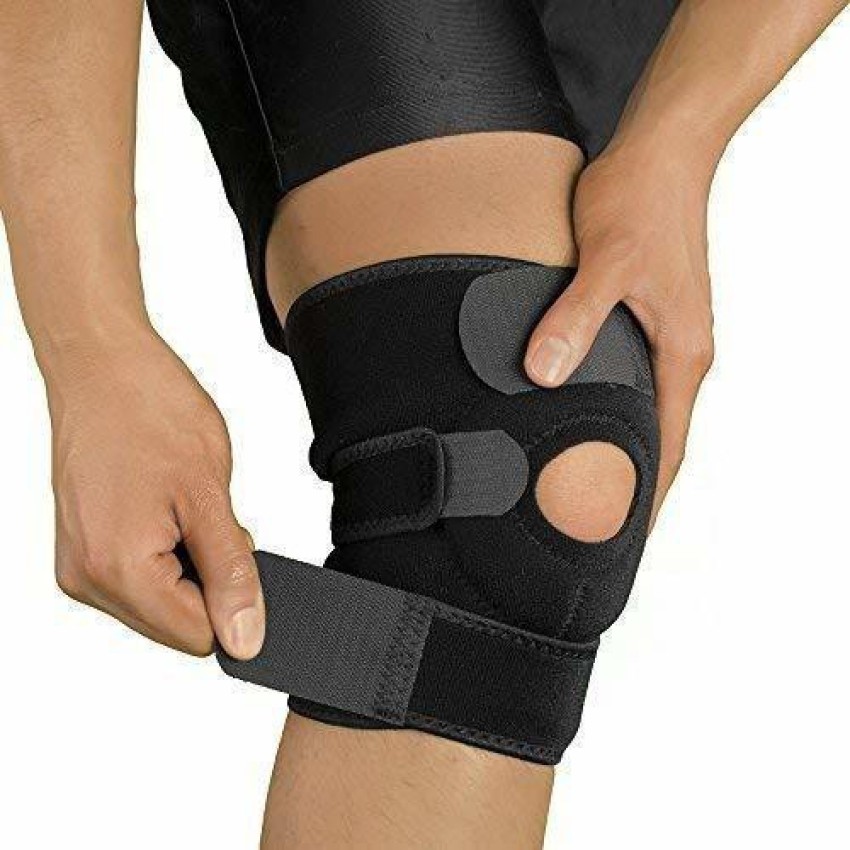Knee Support Compression Sleeve Brace Corrector Arthritis Pain Relief Gym  Patela