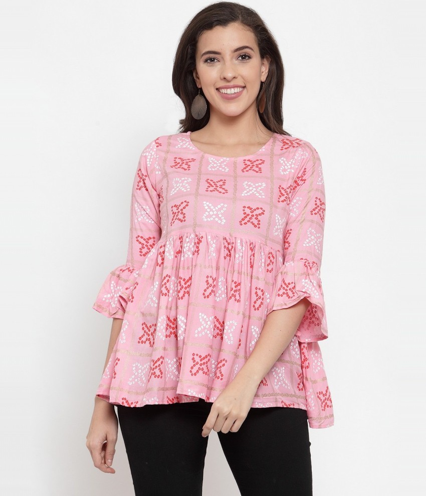 Bell sleeves kurti clearance flipkart