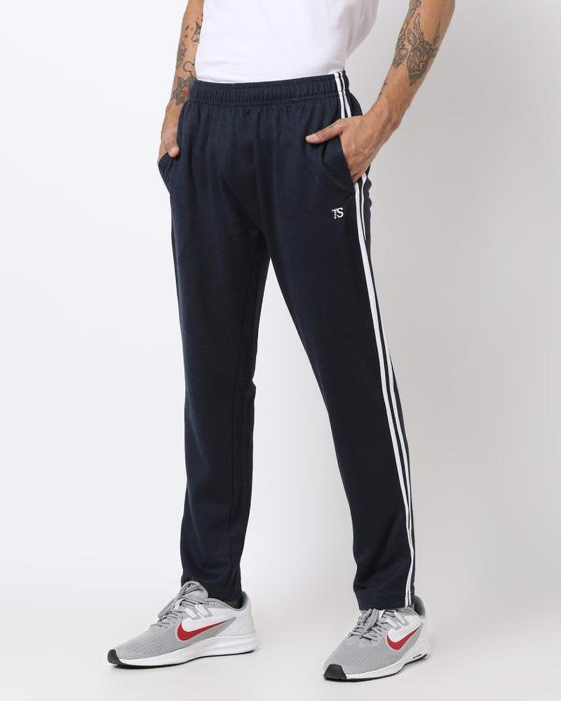 TEAMSPIRIT Striped Men Blue Track Pants - Buy TEAMSPIRIT Striped Men Blue Track  Pants Online at Best Prices in India | Flipkart.com