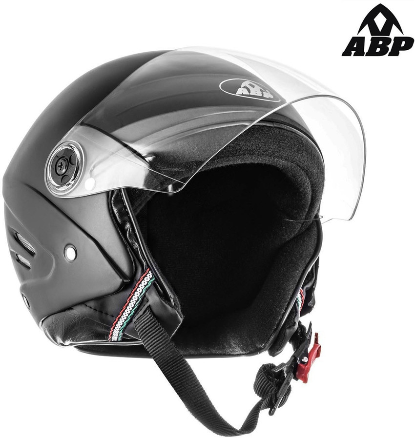 ABP S2 Leather Finish Motorsports ISI Mark Open Face Motorbike