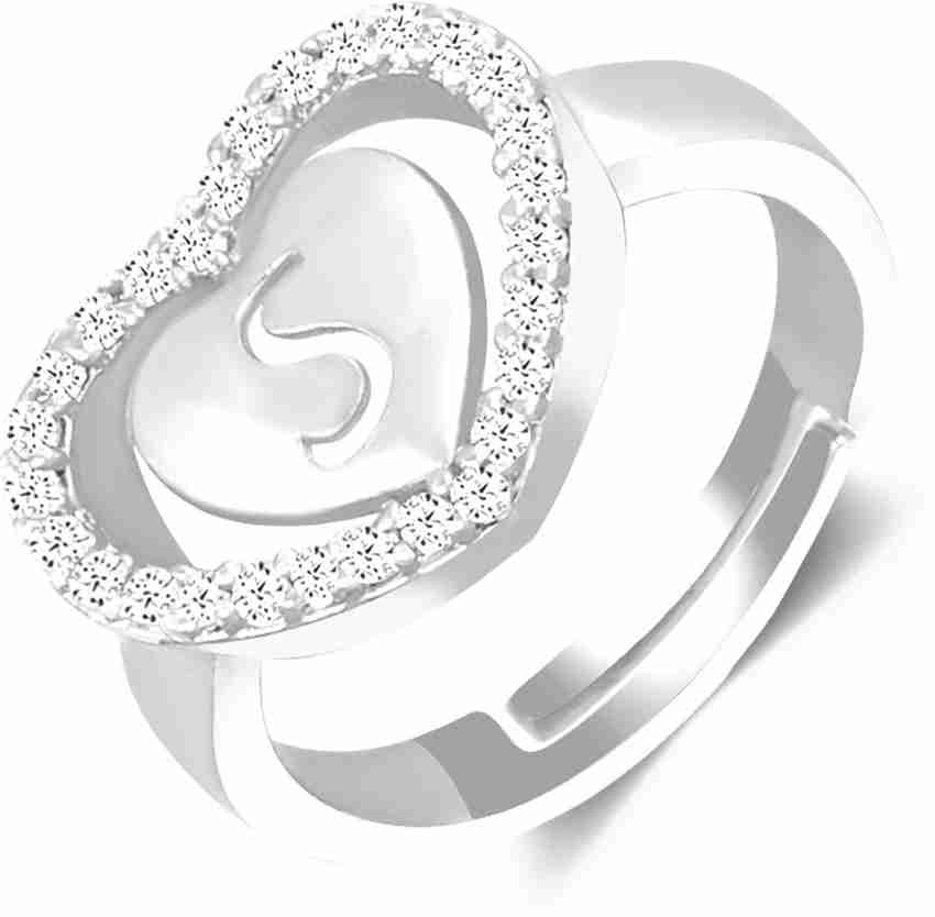 S silver shop ring