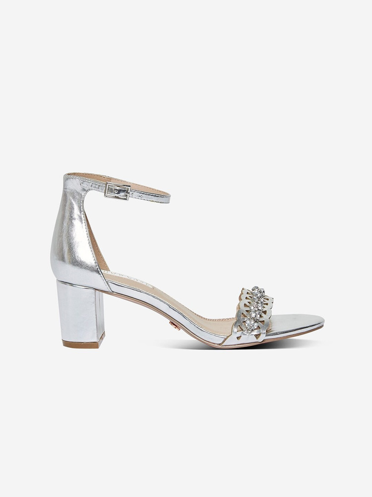 Dorothy perkins silver heels top