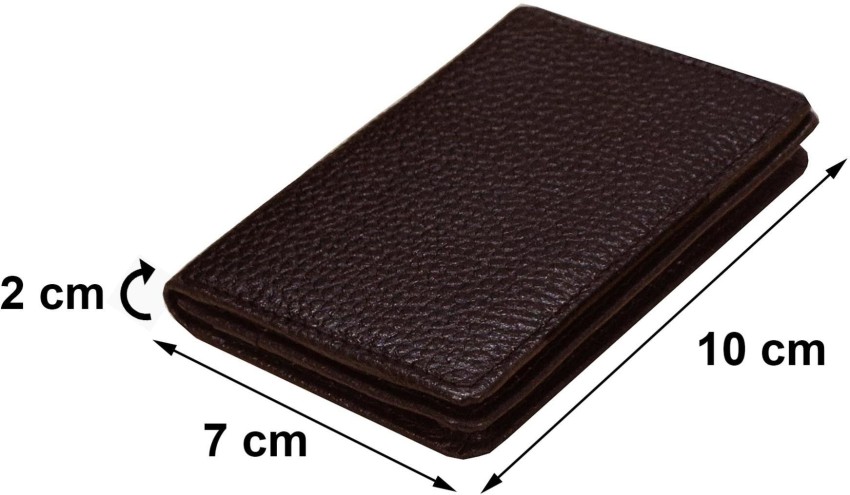 Business Card Holder Taiga Leather - Wallets and Small Leather