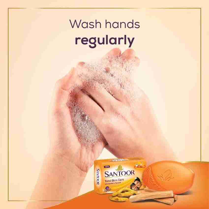Santoor soap best sale sandal & turmeric