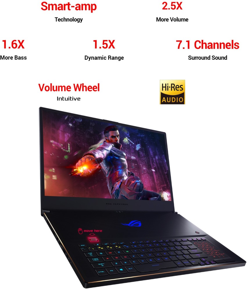 ASUS ROG Zephyrus S17 Intel Core i7 10th Gen 10875H - (32 GB/1 TB SSD/Windows  10 Home/8 GB Graphics/NVIDIA GeForce RTX 2080 Super with Max-Q Design/300  Hz) GX701LXS-HG040T Gaming Laptop Rs.319990 Price