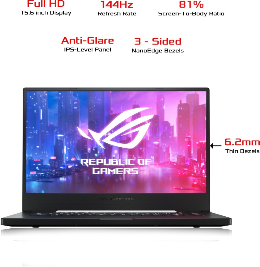 ASUS ROG Zephyrus G AMD Ryzen 7 Quad Core 3750H - (16 GB/512 GB