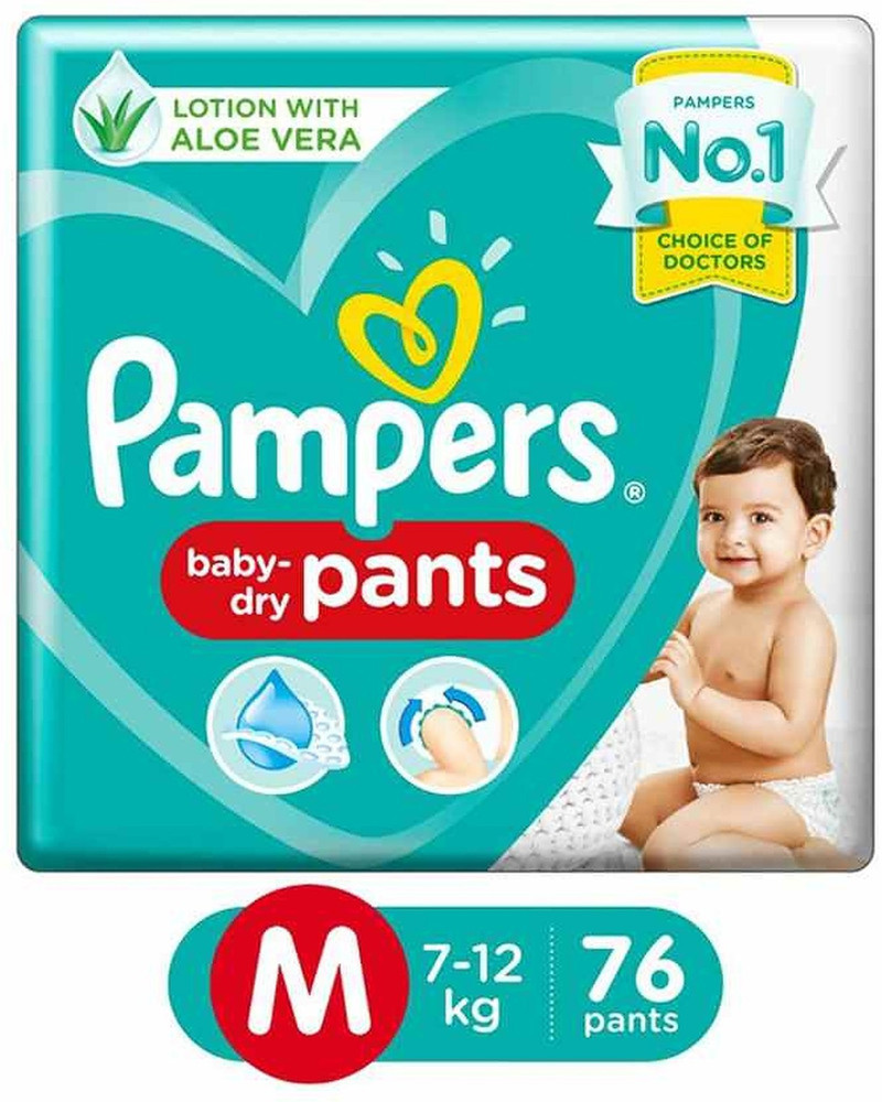 Pampers Pant Style Diapers Medium Size M 76 Pieces M Buy 76