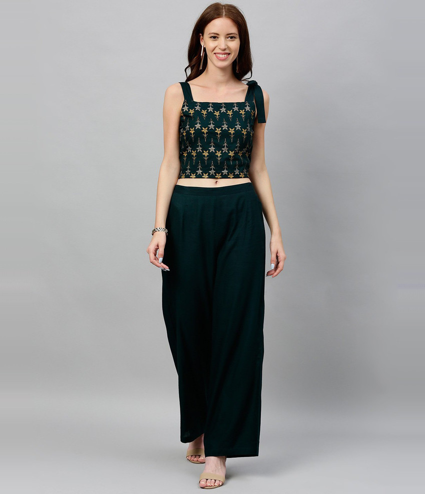 flipkart plazo top