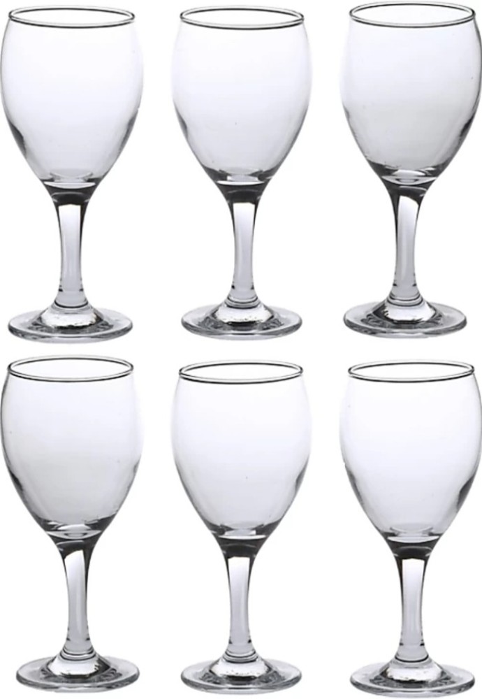 RUPAVATIYA (Pack of 6) (Pack of 6) Wine Glass - Glass Set Wine Glass Price  in India - Buy RUPAVATIYA (Pack of 6) (Pack of 6) Wine Glass - Glass Set  Wine Glass online at