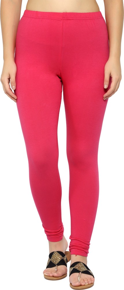 Buy online Pink Cotton Leggings from Capris & Leggings for Women by  Valles365 By S.c. for ₹539 at 68% off