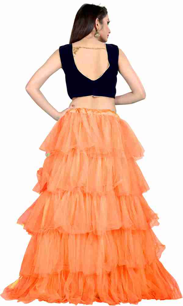 Ruffle on sale lehenga flipkart