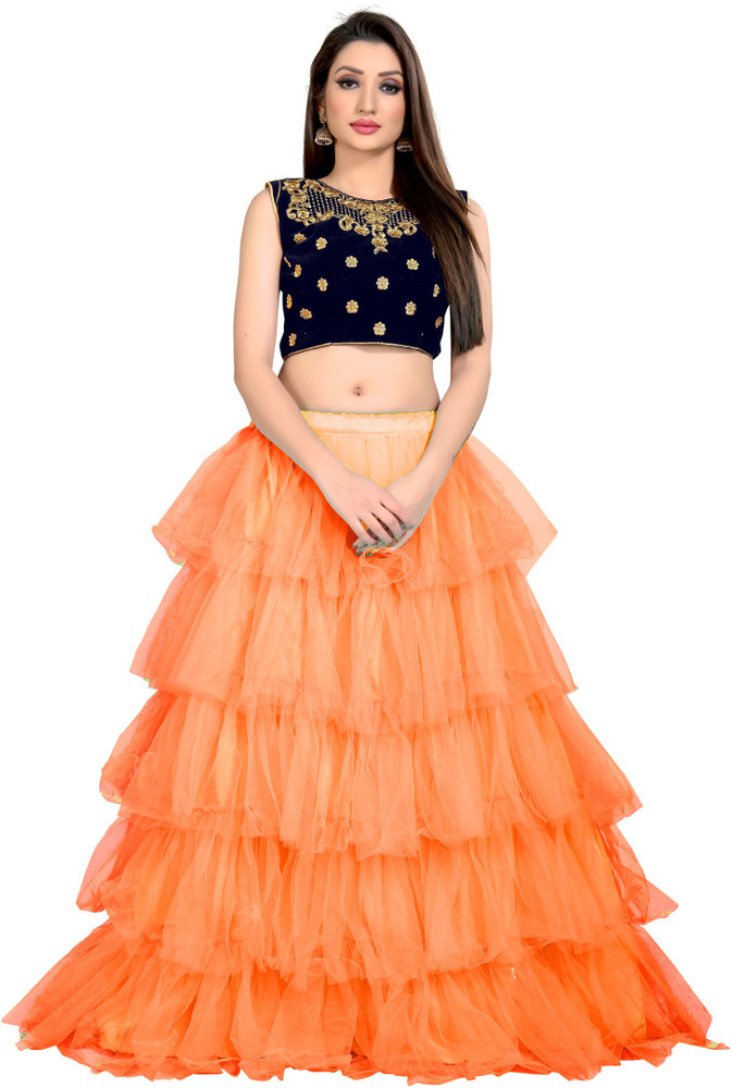 Flipkart ruffle lehenga sale