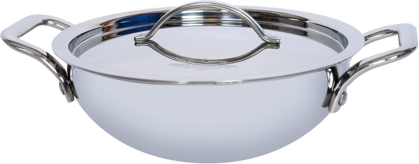 User-Friendly and Easy to Maintain stainless steel kadai 