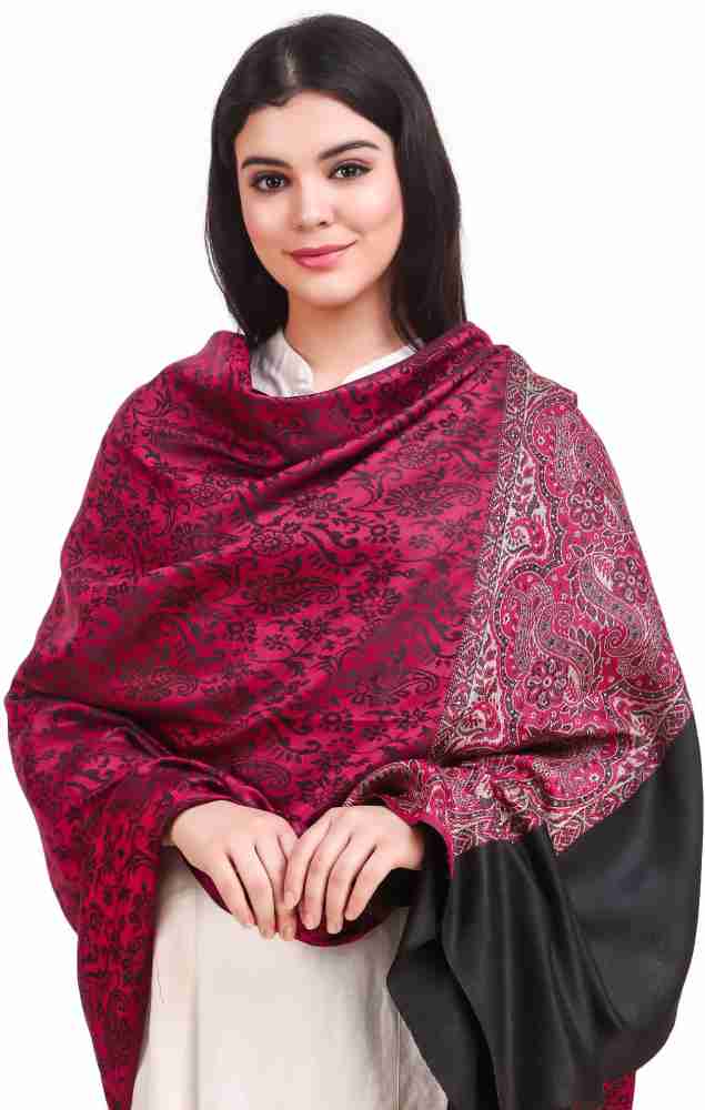 WILLEY Wool Printed Women Shawl - Buy WILLEY Wool Printed Women