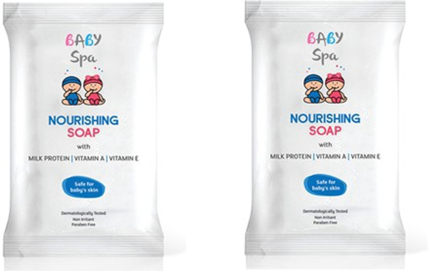 Baby Spa NOURISHING SOAP 75 GM MILK PROTEIN VITAMIN A VITAMIN E