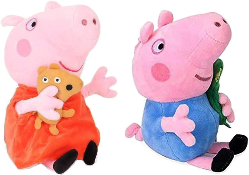 Peppa pig soft toy set hotsell