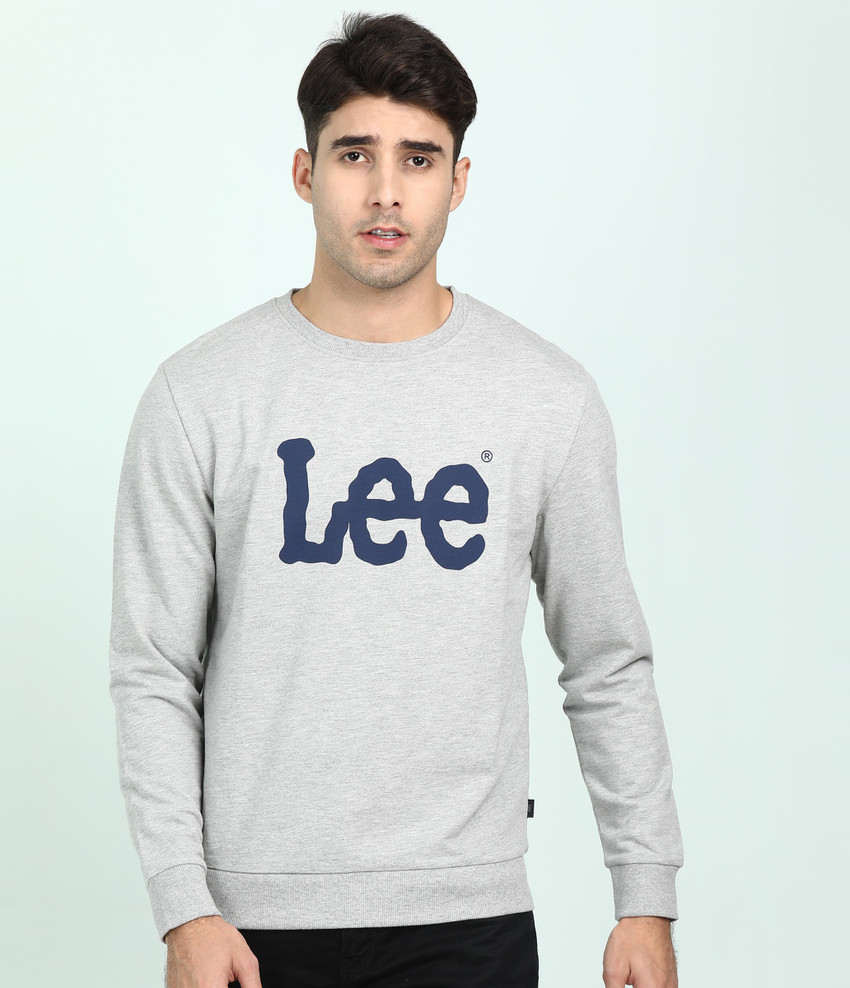 LEE Full Sleeve Solid Men Sweatshirt Buy LEE Full Sleeve Solid