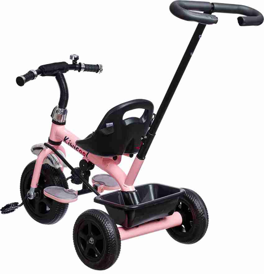 KIWI COOL Easy to Ride Baby Tricycle With Push Handle For kids and