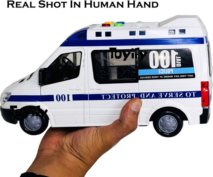 Toy top police van