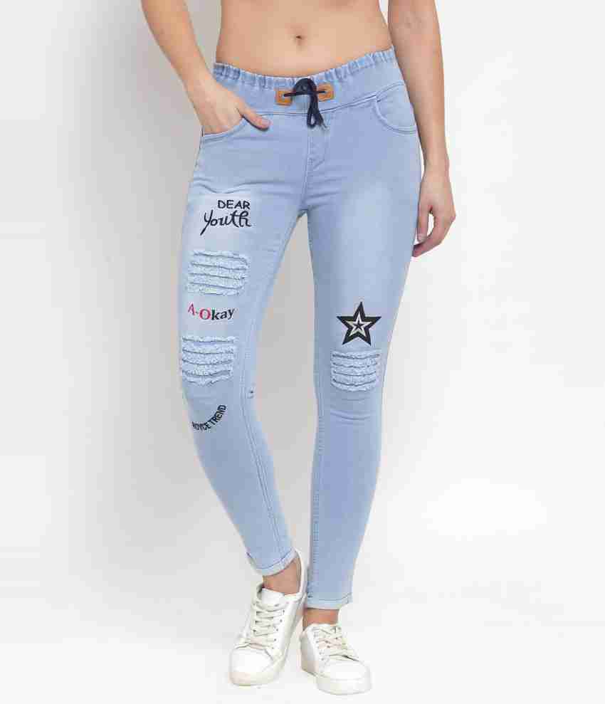 Joggers jeans outlet for women's flipkart