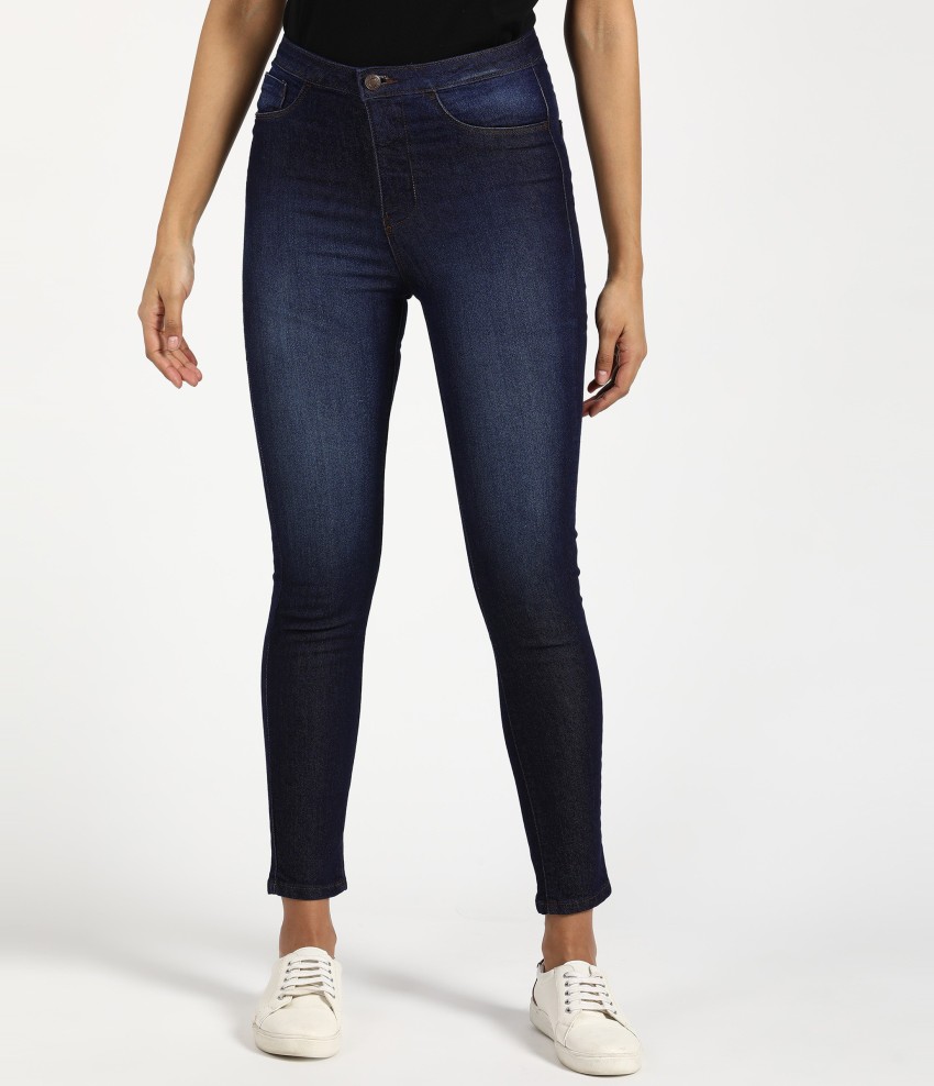 FLYING MACHINE Slim Women Dark Blue Jeans - Buy FLYING MACHINE Slim Women  Dark Blue Jeans Online at Best Prices in India