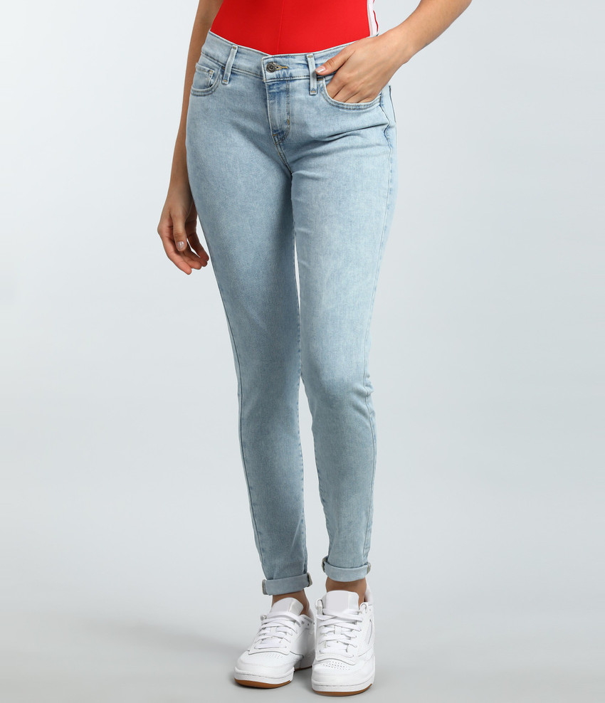 Levi's 710 super skinny light blue clearance