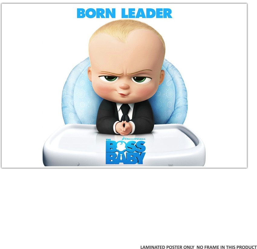 Boss Baby Poster | Born Leader Baby | Hd Poster For Wall Decor (300Gsm  Thick Paper, Gloss Laminated) Photographic Paper - Children, Decorative,  Movies, Animation & Cartoons Posters In India - Buy