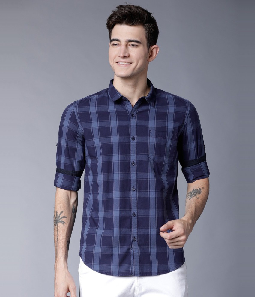 blue shirt flipkart