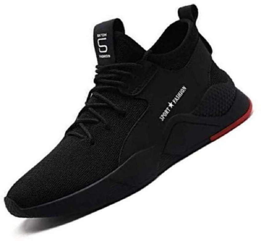 Black sport shoes for kids best sale