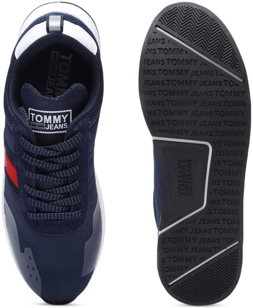 TOMMY HILFIGER Men Navy Blue Solid Sneakers For Men - Buy TOMMY HILFIGER  Men Navy Blue Solid Sneakers For Men Online at Best Price - Shop Online for  Footwears in India