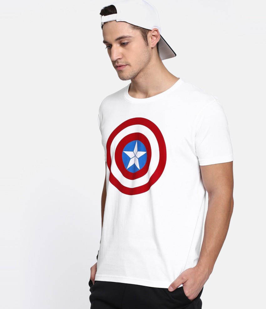 Kook N Keech Marvel Printed Men Round Neck White T Shirt Buy