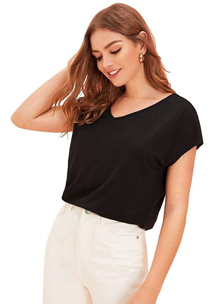 Women's v neck t shirt template 2025
