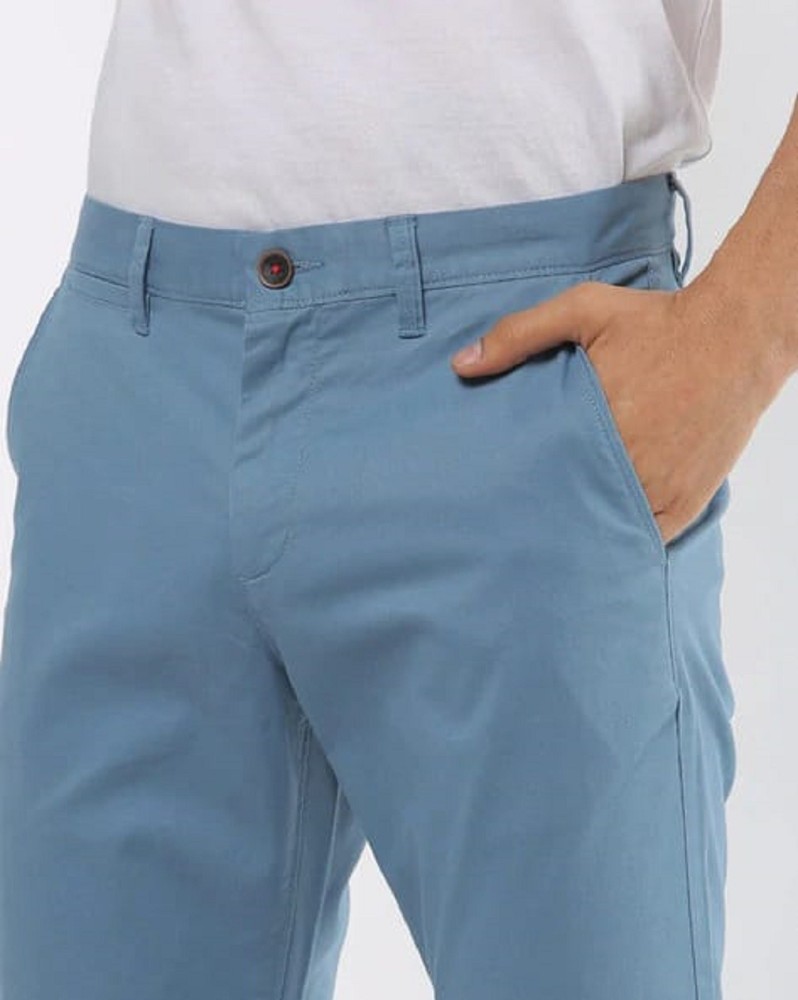 Buy Blue Trousers & Pants for Men by NETPLAY Online