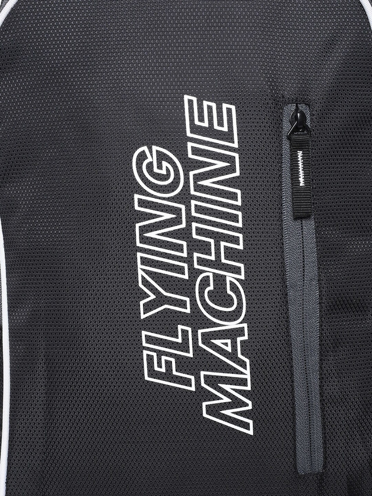 FLYING MACHINE Men Brand Logo Backpack 23 L Backpack Black Price in India Flipkart