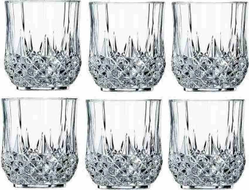 Buy Wide Wine Glass Crystal Clear Wine Glass (Pack Of 6) 540 ML Online In  India. – Skyborn