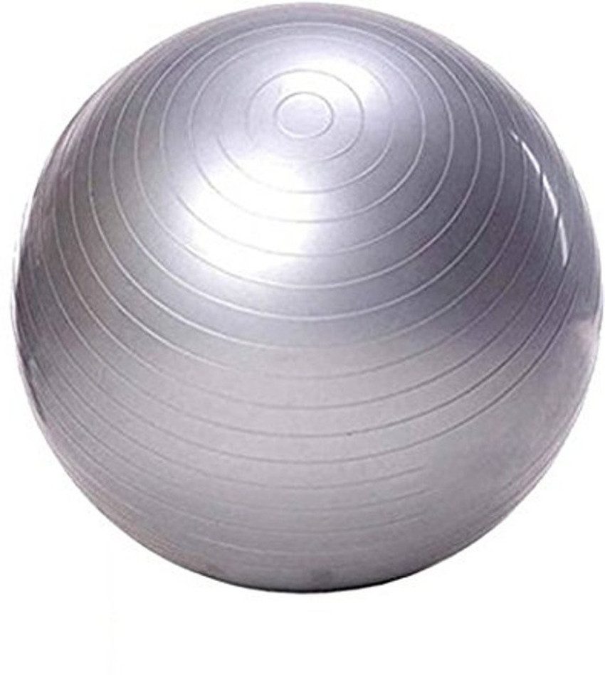 boxstone Rubber Exercise Gym Ball Size Medium Grey Gym Ball