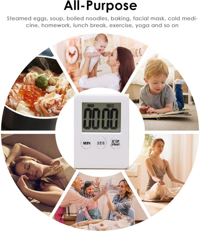 Digital Kitchen Timer Clock Cooking Timer With Loud Alarm Magnetic Back -  Buy Kitchen Timer,Digital Timer,Digital Kitchen Timer Product on