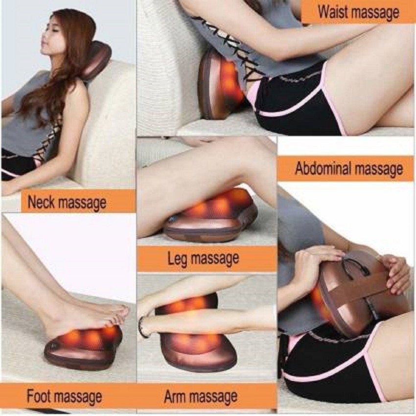 Electronic Neck Cushion Full Body Massager with Heat for pain relief  Massage Machine